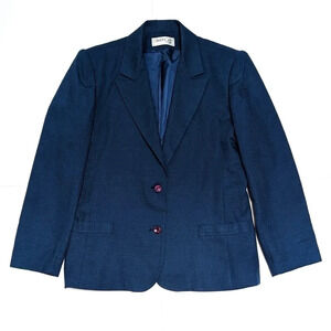 Vintage Givenchy Sport Blazer Silk Blend 12 Academia Old Money Quiet Luxury